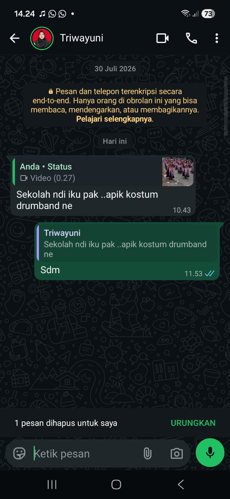 Dokumentasi Pawai HUT RI ke 81 di kecamatan Pelepat Ilir